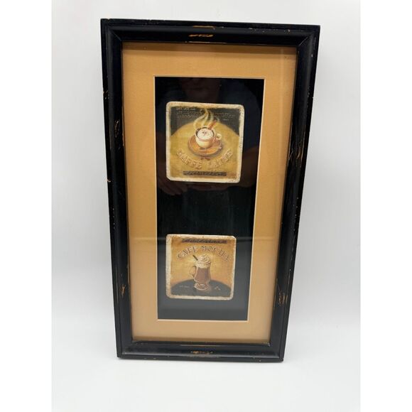Other - Coffee-themed wall art print "CAFFE LATTE". "CAFFE MOCHA".